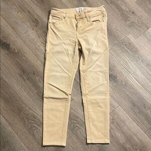 Celebrity Pink Pastel Yellow Ankle Skinny Jeans